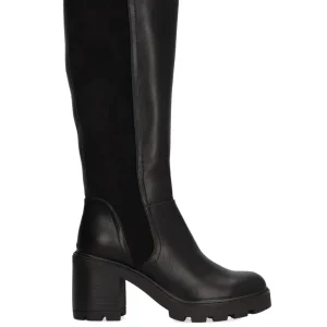 BOTA TACON ALTO ANTELINA ETIKA 31110 BURDEOS 02 MUJER, NEGRO
