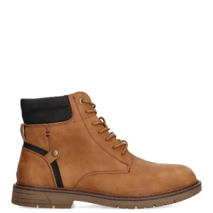 BOTINES CORDONES ETIKA MORELIA 70001 HOMBRE, CAMEL