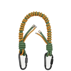 Correa nylon verde y naranja