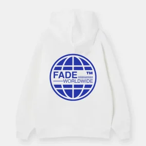SUDADERA OVERSIZE BLANCA WORLDWIDE