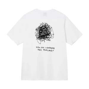 CAMISETA REGULAR BLANCA KAOS