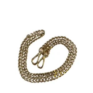 Chain wide strap gold