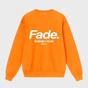 SUDADERA NARANJA FADE