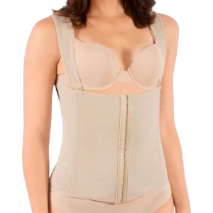 NEWLOOK - Faja Chaleco Modelador Con Tela Suave y Alta Compresión. Modelo 918